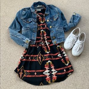 Peppermint Cold Shoulder Dress